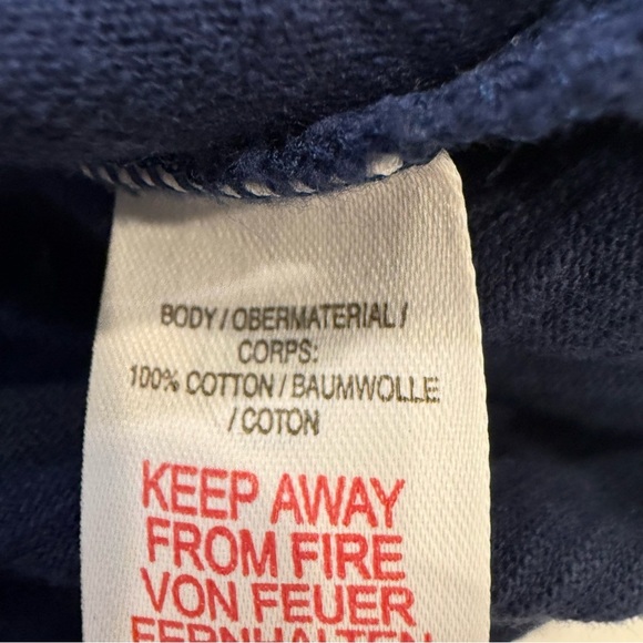 Mini Boden Navy Dress W/ Striped Pockets & Sleeves Sz 11-12 Yrs - Picture 7 of 10